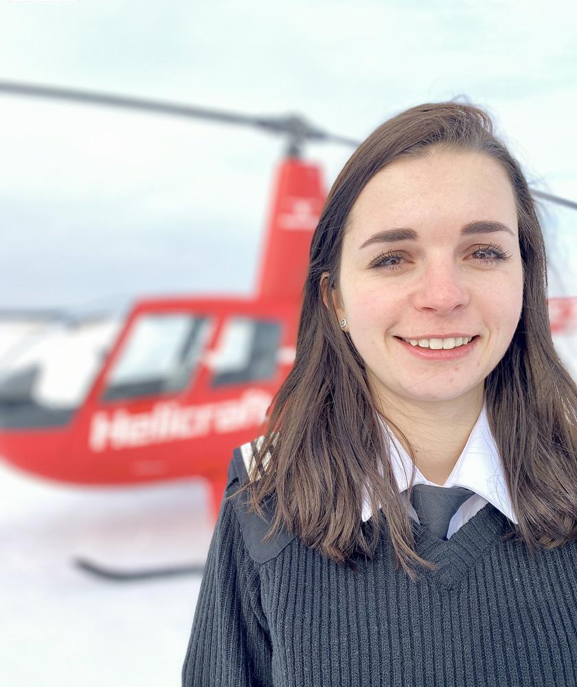 noemie descombes helicraft ecole pilotage quebec licence cpl